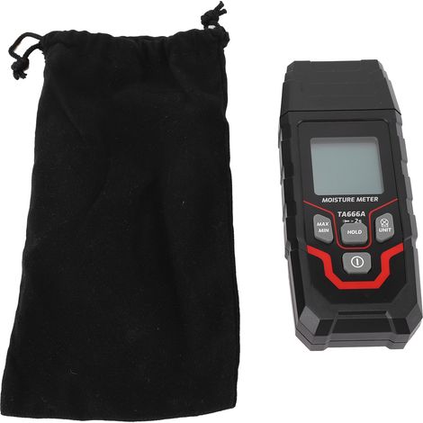 Brennholz-Wasserzähler, digitaler Holzleckdetektor, Feuchtigkeitsmesser mit LCD-Bildschirm und 2 Sonden für 7 Materialien. (1/5)