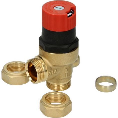 Honeywell Auto Bypass Valve 22mm DU145 Angled