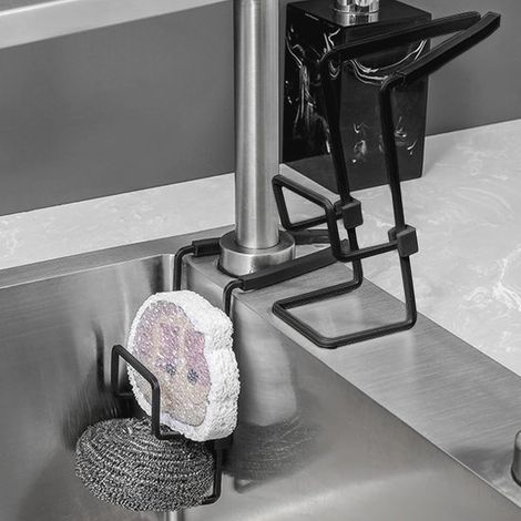 Soporte para esponjas de cocina: organizador de cocina y solución para el fregadero. (1/5)