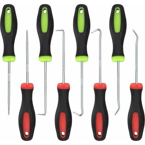 8-teiliges Präzisions-Haken- und Schraubendreher-Set, Langhaken, Pick und Pick, Präzisionspicks und -haken, O-Ring-Entfernungswerkzeug (1/5)