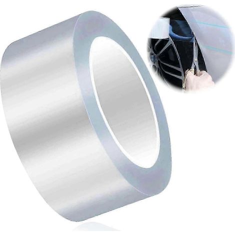 Film de protection transparent pour voiture, film protecteur universel pour seuil de porte 5 cm x 10 m, film vinyle auto-adhésif pour voitures et motos (1/5)