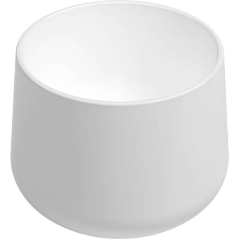 Sapho Isvea - Lavabo da appoggio, diametro 42 cm, senza troppopieno, bianco 10AL66042 (1/5)