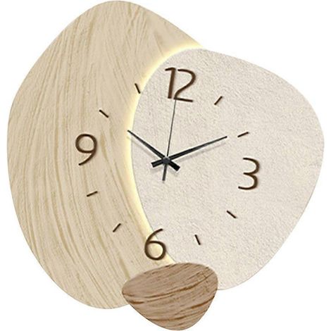 Horloge décorative murale simple et silencieuse B (1/5)
