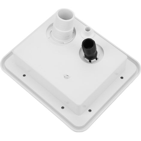 Trappe d'entrée d'eau gravitaire RV avec évents 1/2 pouce, raccord tour de 1-1/4 pouce pour caravane et camping-car (1/5)