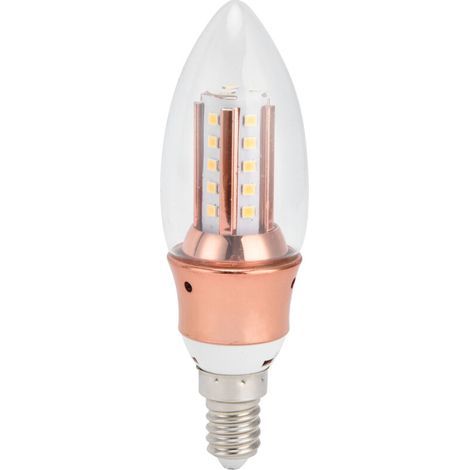 E14 lampe ampoule lustre en cristal 9W LED bougie ampoule pour la maison salon lumière chaude 220VTip Type