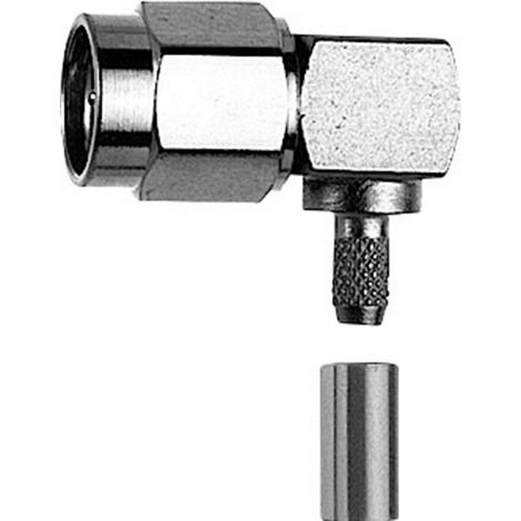 Telegärtner 100024612 100024612 SMA-Steckverbinder Stecker, gewinkelt 50 Ω 1 St.