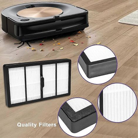 Ricambi per l'aspirapolvere robot iRobot Roomba S9 9150 S9+ Plus: rullo principale, spazzola laterale, filtro HEPA, sacchetto raccoglipolvere e accessori. (1/5)