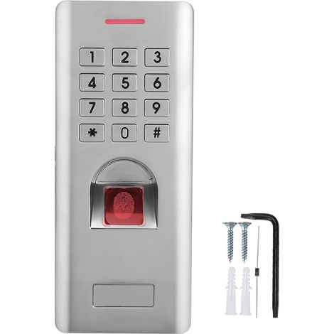 Contrôleur d'accès IP66 biométrique à empreinte digitale avec mot de passe et Wiegand 26 pour porte (1/5)