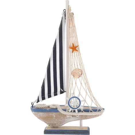 Bateau à Décoratif Ornement Méditerranéen Vintage Artisanat pour Décoration (1/5)