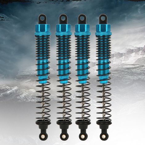 Amortisseur CNC 127mm Bleu pour TRX4, SCX10, D90 - Pièces RC 1/10 Universelles (1/4)
