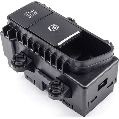 Interrupteur de frein à main 93766-Q2000, interrupteur à bouton de frein à main électrique, convient pour Kia Sportage 2018-2019, contrôle le système de frein à main électronique pour réaliser le frei (1/4)