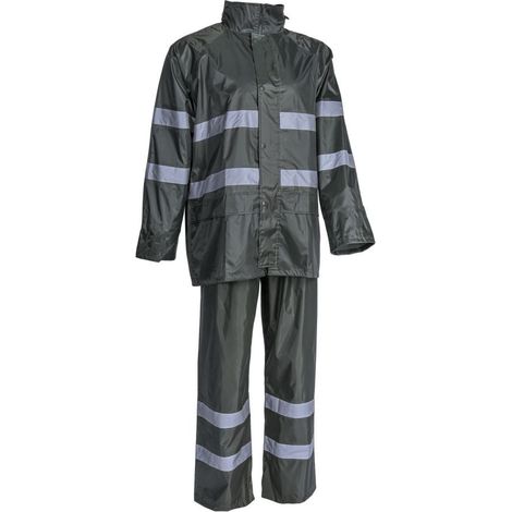 Completo antipioggia da lavoro RAINET - Verde L - 46/48