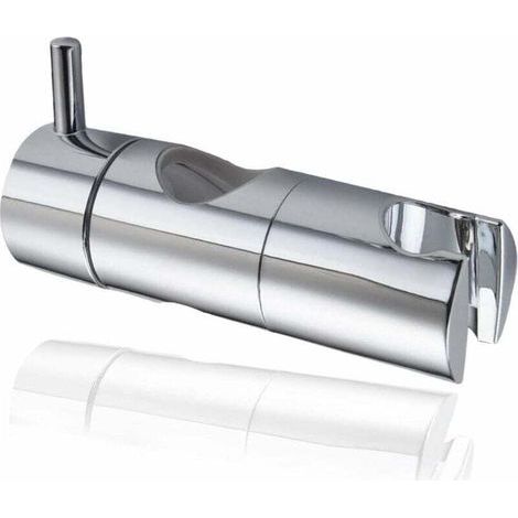 Shower Head Holder, Suction Cup Handheld Shower Holder, Wall Mount Shower Head Bracket, Universal Replaceable Shower Slider (19mm, Silver) (1/5)