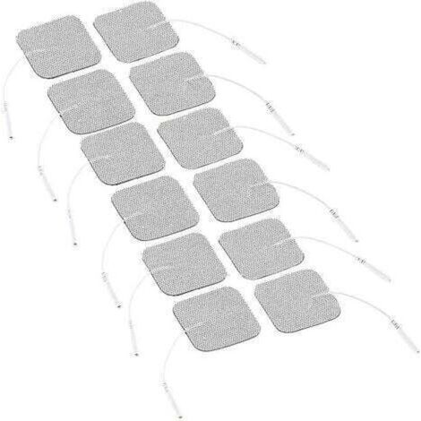 Électrodes Tens : lot de 3 électrodes pour appareils à courant de stimulation, 5 x 5 cm, chaque lot de 4 (électrodes Tens) (1/4)