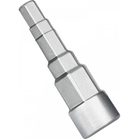 Clé de montage étagée universelle pour mamelon de valve, Clé à cliquet sanitaires et radiateurs avec douille carré intérieur 5 tailles (1/5)