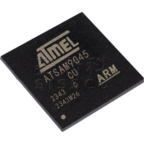 AT91SAM9G45C-CU and AT91SAM9M10C-CU electronic components. Chips. Electronic components. 5 units assembled. 5 units.