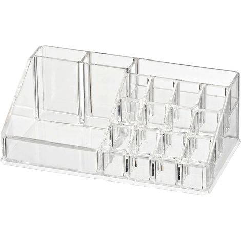 JSSEVN - Compactor Cosmetic Organizers - Cosmetic organizer 225x125x80 mm, transparent plastic (1/5)