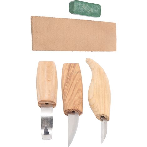 DIY-Holzschnitzmesser, Schleifpaste für Leder, Holzbearbeitungswerkzeuge (1/5)
