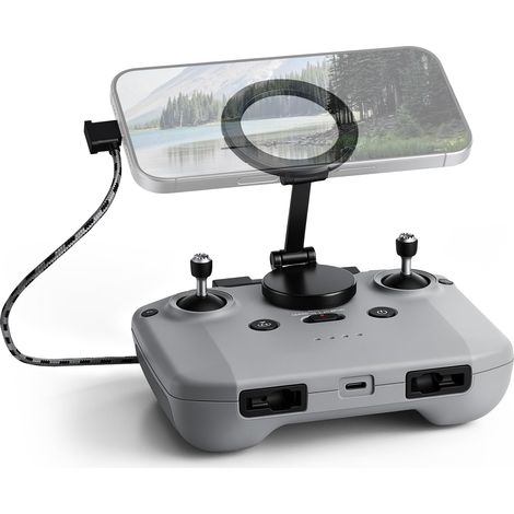 Support Téléphone Magnétique Réglable pour Télécommande DJI RC-N1/N2/N3, Compatible avec DJI Neo 2, Avata 360, Mini 5 Pro, 4 Pro, 3, Mini 4K, Air 3S, Avata 2 – Accessoires pour Drone