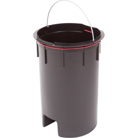 Hailo Inneneimer 13l aus Kunststoff schwarz für Trento, TopDesign 16, M