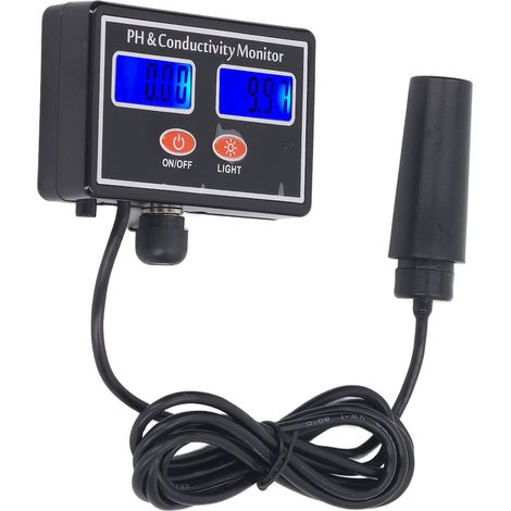 Wasserqualitätsmessgerät pH EC TDS Salz ORP Temperatur CF, 24-Stunden-Monitor für Aquarien und Schwimmbäder (1/5)