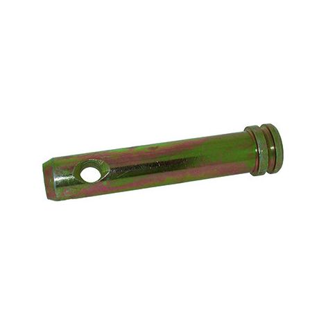 Eje de 3er Punto Ajustable - Longitud Total: 130mm - Longitud Desde el Cuello Hasta el Centro del Perforado: 95mm. Diámetro del Eje: 25mm. Diámetro del Pasador: 12mm.