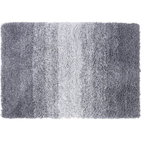 Badteppich Wave Rutschsicher & schnelltrocknend Grau/Weiß 60 x 90 cm