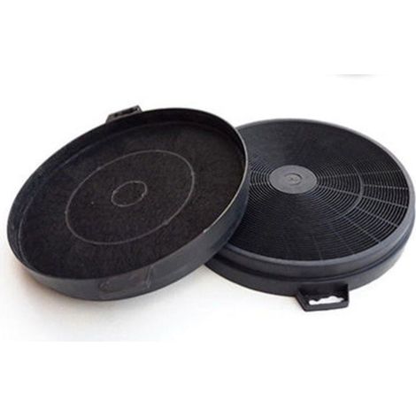 2 FILTRI CARBONI ATTIVI CAPPA BOSCH SIEMENS NEFF D. 212 NO ORIGINALE  mm  F 34 (1/2)