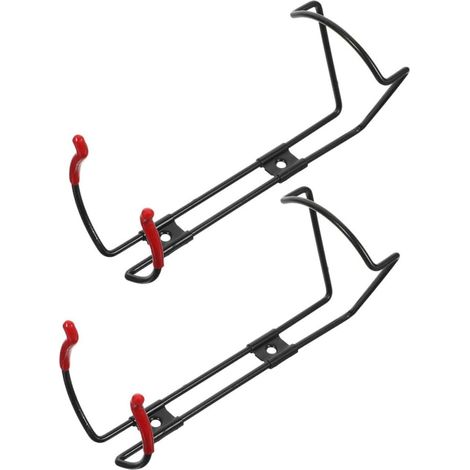 Kit de 2 supports muraux robustes pour extincteurs avec vis (1/5)