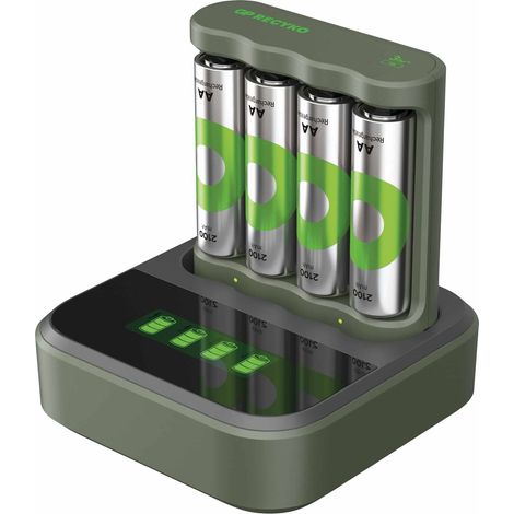 GP USB-Ladegerät B441, inkl. 4x AA 2100 mAh Akku (1/5)