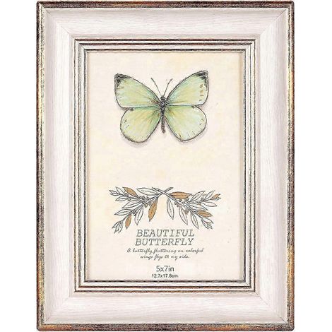 Cadre photo vintage marron élégant, idéal pour un bureau ou un mur (mariage). (1/5)