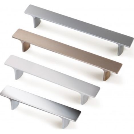 Tirador Jazz 7751 - Aluminio. 204x25x29mm. Entrepuntos 160mm. (1/2)