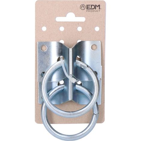 Anneaux de parc pour chiens avec plaque, 70x45mm, 2 pièces, sur boîte suspendue 85244