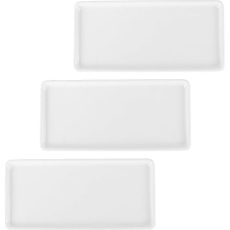Ceic Lot de 3 plateaux de salle de bain Sto – Nordic Recle Vani nizer pour comptoir, parfait pour les cosmétiques, shampooings, bouteilles, support sanitaire multifonction'-'- (1/5)