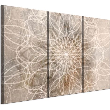 Quadro su tela italiana 90 x 60 cm trittico - stile boho - sfondi e motivi Quadro su tela italiana 120 x 80 cm trittico - stile boho - sfondi e motivi (1/5)