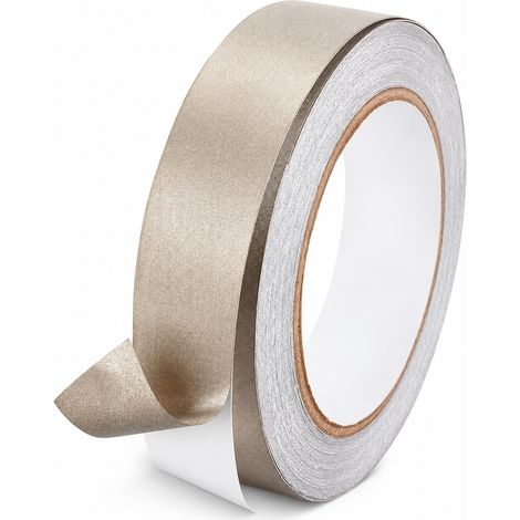 Nastro in Tessuto Conduttivo Adesivo EMI/RFI 20 mm x 10 m per Schermatura e Riparazioni Elettroniche (1/5)