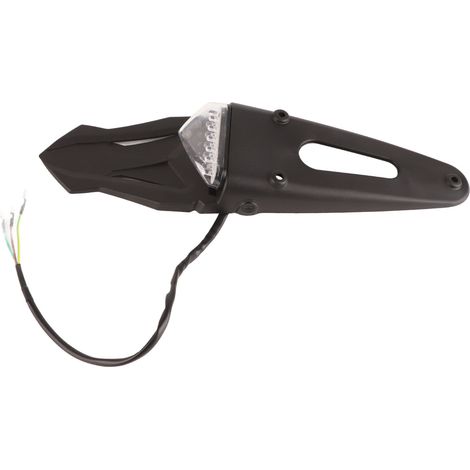 Garde-boue arrière moto avec feu stop 12 LED, feu arrière de rechange pour Suzuki KL250 RMZ250 DRZ50 DRZ125, blanc (1/5)