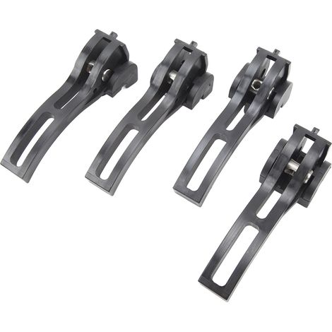 4Pcs Trifold Tonneau Cover Hard Or Soft Folding Clamp Cover Replacement For Ford (1/5)