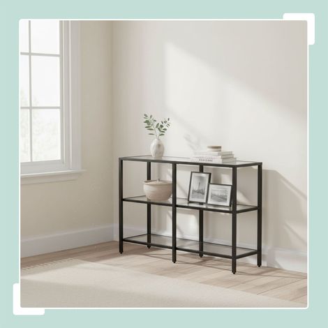 Console a 3 etageres en verre - design moderne (1/5)