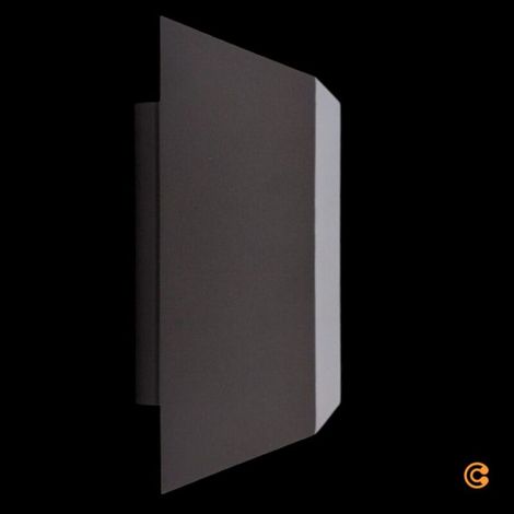 [NEUWERTIG] B-Ware Nordlux Wandleuchte Nico Square GU10 LED Lampe anthrazit 230V IP54 80x235mm (1/2)