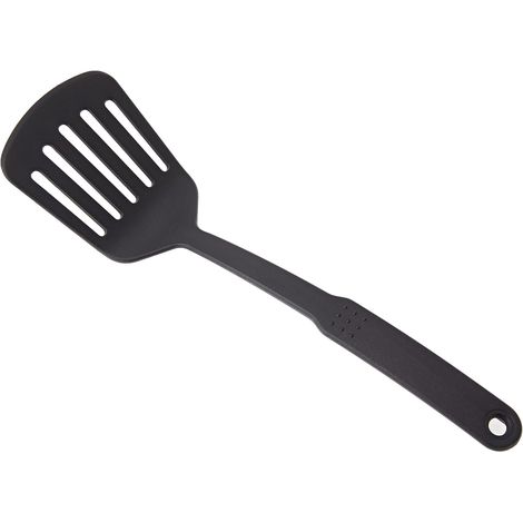 Spatel aus perforiertem Nylon, 31 cm, Schwarz