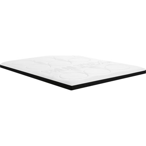 Surmatelas à mémoire de forme 7 cm, accueil enveloppant - 160x200 cm - Memo 7 (1/4)