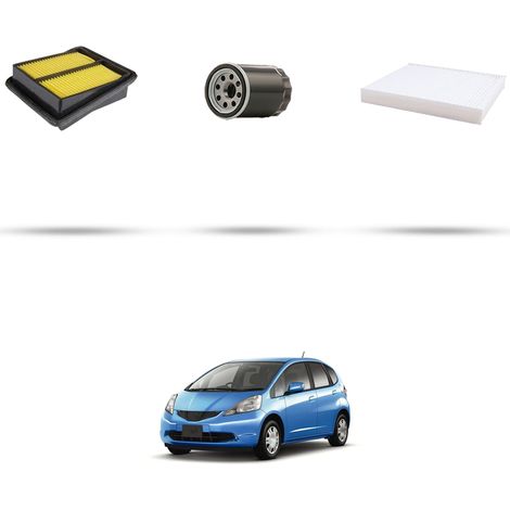 Kit tagliando 3 filtri compatibile con Honda Jazz II 1.4 61kw dal 2001 (1/5)