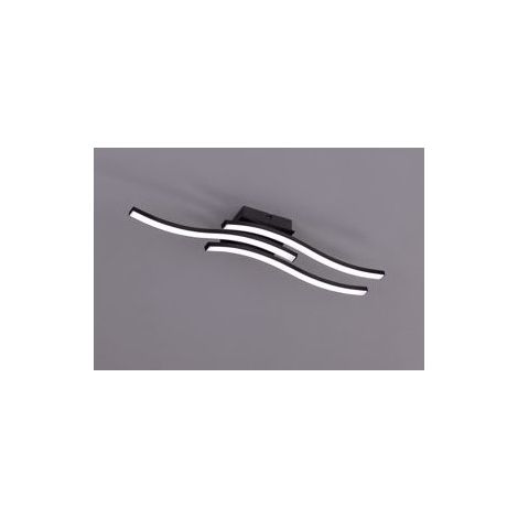 Plafoniera LED mod. Route 2 Bacchette 45 cm Potenza 10 Watt Colore Antracite (1/6)