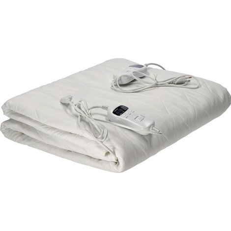 Regalo Italiano Scaldaletto Matrimoniale 140 x 160 Cm – Coperta Termica Riscaldante Morbida e Confortevole