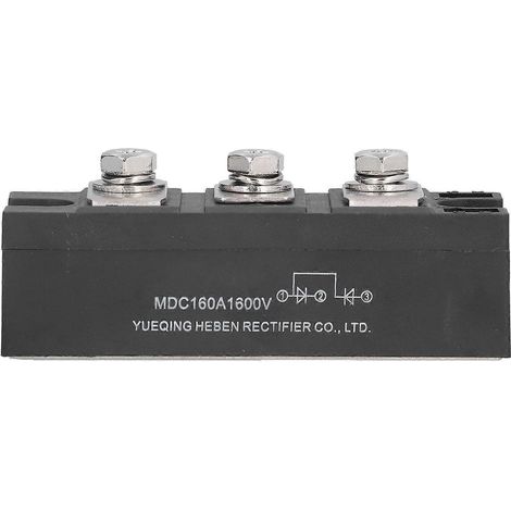 Brückengleichrichter 3-poliges Gleichrichtermodul Stromverteilungszubehör MDC160A 1600V