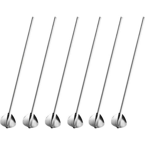 6er-Pack Strohhalmlöffel für Zuhause (1/3)