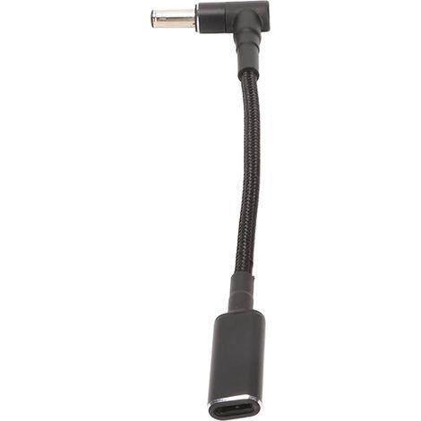 Adaptateur USB-C vers DC 100W PD, Type C vers port DC 5,5x3,0mm, chargeur extension pour ordinateur portable (1/5)