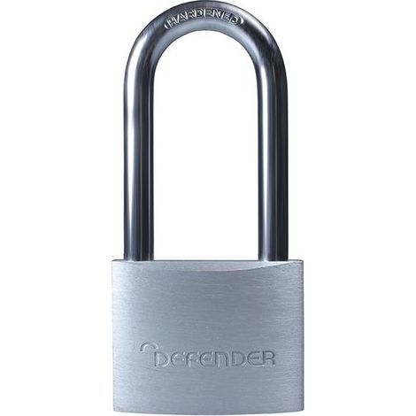 Filiyano-Cadenas Defender en aluminium, double cadenas à anse longue de 40 mm, multicolore, à clés identiques.