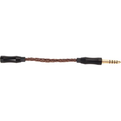 Adaptateur 3.5mm Femelle vers 4.4mm Mâle Équilibré Câble Audio Doré Haute Qualité (1/5)